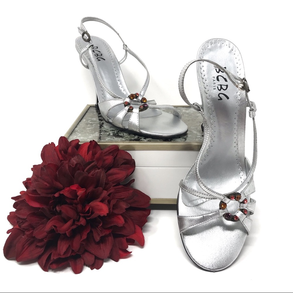BCBG “Libella” Silver Metallic Kid Shoe